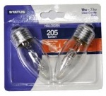 18w = 23w - Status - Halogen - Candle - BC - Clear - 2 pk - Blister Card