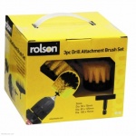 Rolson Tools Ltd 3pc Drill Brush Set 42835