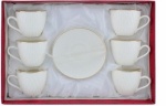 220cc Porcelain Tea Cup & Saucer 12pc set