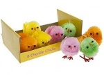 4CM AST COL CHENILLE CHICK (736002)