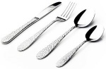 SABICHI Hammered 16pc cutlery set (188755)