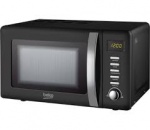 Beko 800W Retro Compact Microwave, 20L Black (MOC20200B)