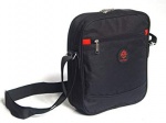 Black and Red Stylish heavy duty utility bag 29x26x8cm (SD40-BK)