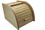 Apollo Spacesaver Solid Wood Mini Bread Bin 27cm x 20cm x 18cm