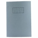 Silvine A4 Exercise Book 40 LVS PLAIN BLUE (EX114) -