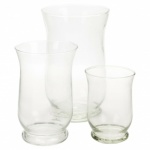 ArtiCasa Glass Hurricane Votive Or Pillar Tea Light Candle Holder Storm Lantern Vase Set
