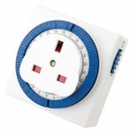 STATUS 24 Hour - Timer Switch - ''Square'' - White - Status - 1 pk - Shrink Wrapped