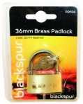 Blackspur 40mm Brass P/Lock