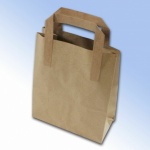 DURA KRAFT BROWN SOS PAPER BAG - SMALL   7 X 10 X 8.5