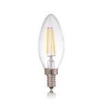 POWERPLUS  4W 240V AC DIMMABLE E14 2700K LED FILAMENT CANDLE (3007)