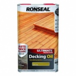 Ronseal ultimate decking oil natural 5ltr (37297)