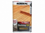 Ronseal ultimate decking oil  natural oak  5ltr (37299)