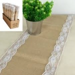 HESSIAN TABLECLOTH 137x274cm