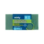 Minky Anti Bacterial Heavy Duty Anti Grease Wash Pads 3pk  (AA74401302)
