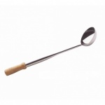 Stainless Steel Wood Handle Udipi Skimmer No.5