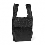 280X400X500mm Vest  Black Carrier Bags