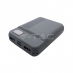 VT-3504 10000mAh POWER BANK- GREY  (8852)