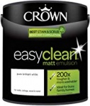 Crown EasyClean Matt Emulsion 2.5l PBW Washable Matt