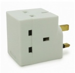 Status 3 way 13A adaptor  (3WABULK)