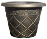 Tuscany Planter Roman Round 17.8'' - Verdi gris