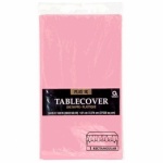 Plastic Table Cover 54 x 108 - Baby Pink
