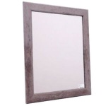 59X49CM LIGHT WOOD MIRROR