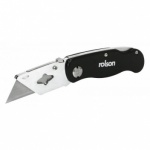 Rolson 18mm snap off knife with 4 spare blades (62806)