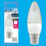 LED candle BC pearl 1 pack 8W=60W (8SLCBCPB15)