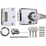 Era 40mm Deadlock Nightlatch Polish Chrome Clampack