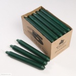 CANDLES BOX 25 DARK GREEN