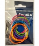 Duralon 4pc Pony Tail Loop Thin Elastic Card of 12 (006)