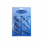 Duralon Toe Nail Clippers Card of 6 (2144)