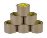 48mm X 40m Brown Tape (parcel tape) (R34074) PK6