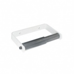 135mm White Toilet Roll Holder (S3165)