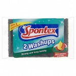 Spontex Anti Grease Washups Pk2