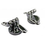 Wooden Toilet Seat Hinges-Chrome
