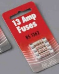 Red/Grey 13amp Fuse Pk4 F01