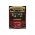 Ronseal Outdoor Varnish Clear Gloss 750ml