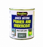 Rustin Q/D Primer & U/Coat Grey 2.5Ltr