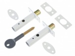 Yale Security Door Bolts Pk2 White (P-2PM444-WE-2)