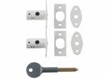 Yale Mortice Window Bolts White Pk2 (V-8001-2-WE)