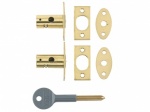 Yale Mortice Window Bolts Brass Pk2 (V-8001-2-PL)