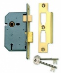 Union 3L Sash Lock Brass 65mm(Y-2277-PB-2.50)