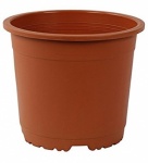 Flowerpot Brown 9''