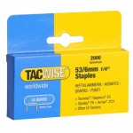 Tacwise 0334 53/6mm Galvanised Staples Box of 2000