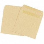 50 Wage Packet Envelopes Self Sealed Manilla Plain (SW75)