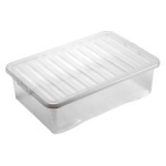 wham Crystal 32L Box & Lid Clear