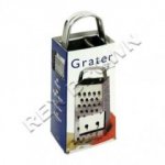 Sunnex Stainless Steel Cheese Grater 4-Way 8''