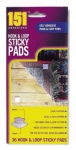 151 Adhesives HOOK & LOOP STICKY PADS 36pk (1511029-36)