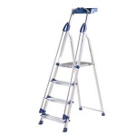 Pro 4T Step ladder Aluminium Blue Seal